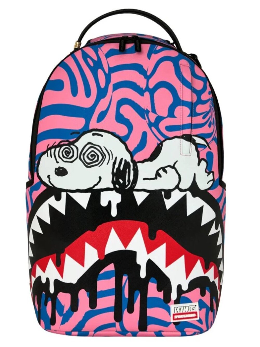 Sprayground x Snoopy DAYZ Backpack🔥NWT Black Pink Bookbag Large School Bag